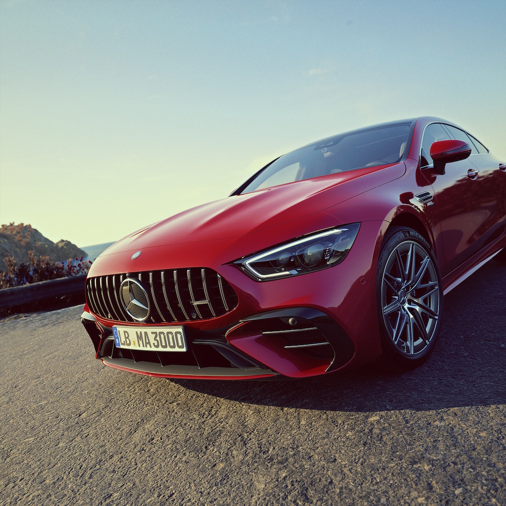 Mercedes-AMG 4 Door Coupé 或 MANUFAKTUR 漆面/內飾特徵的 AMG 選項。