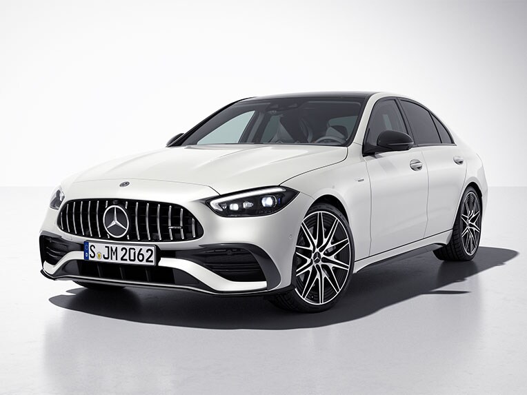 Mercedes-AMG C 43 4MATIC 轎車的 AMG 外觀套件。