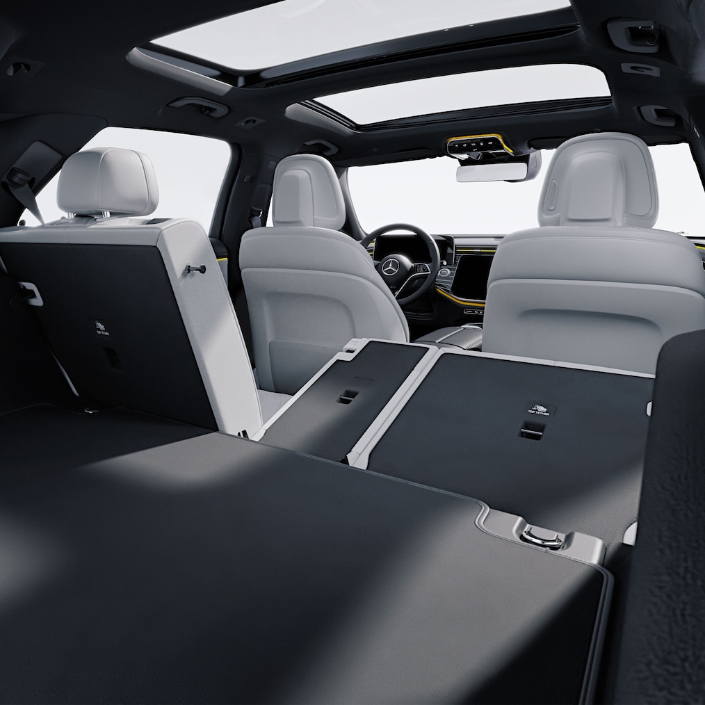 Mercedes-Benz E-Class 的靈活空間方案。