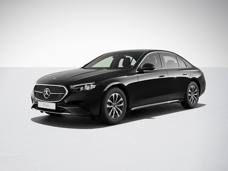 搭配 AVANTGARDE 配備系列的 Mercedes-Benz E-Class 轎車外觀。