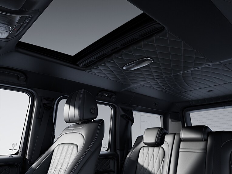 配備 MANUFAKTUR 全皮革套件的 Mercedes-Benz 純電動 G-Class。