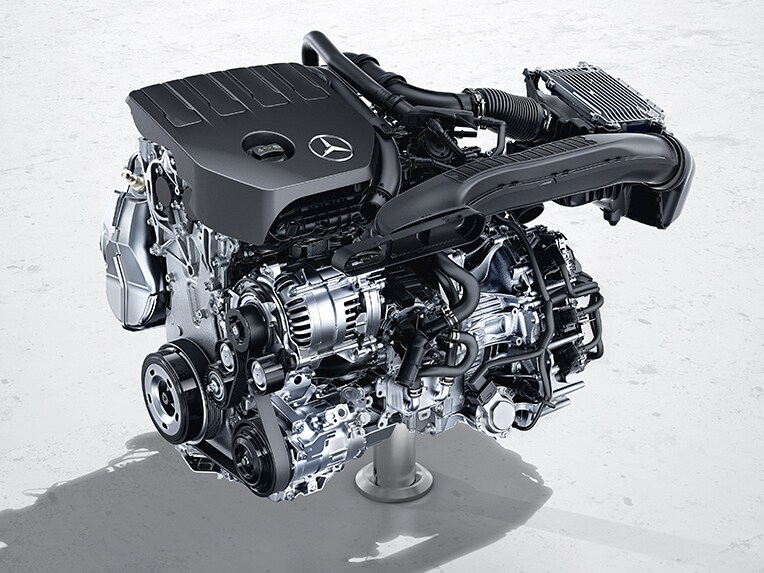 全新 Mercedes-Benz GLA 中的 48 V 系統。