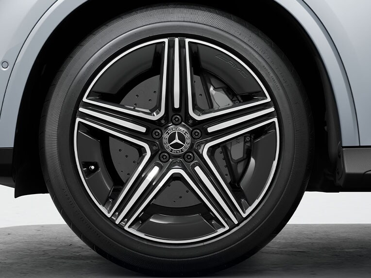 全新 Mercedes-Benz GLC 轎跑車的煞車系統。