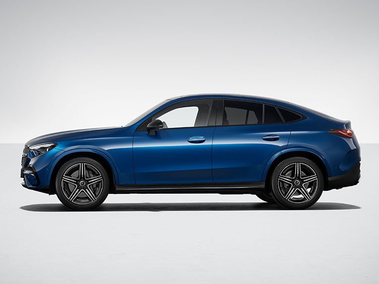 Mercedes-Benz GLC 轎跑車運動化懸吊和前軸轉向。