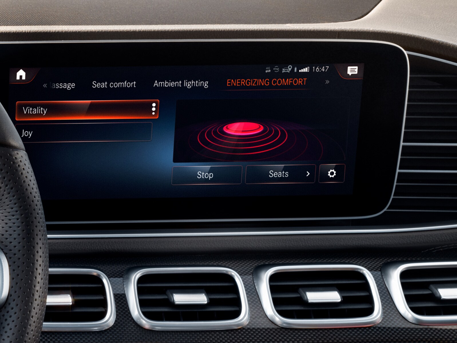 全新 Mercedes-Benz GLE Coupé 的進階 ENERGIZING 舒活套件。