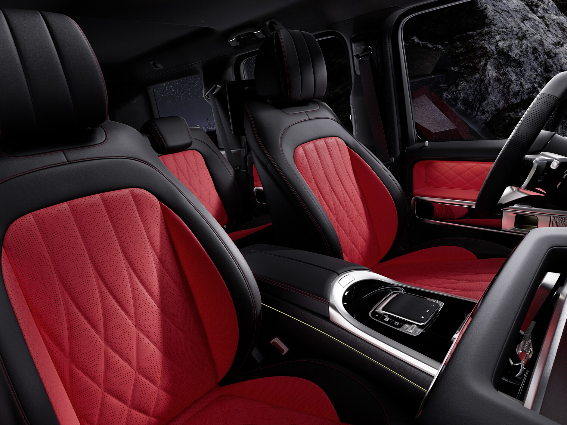 Mercedes-Benz G-Class 的內裝。