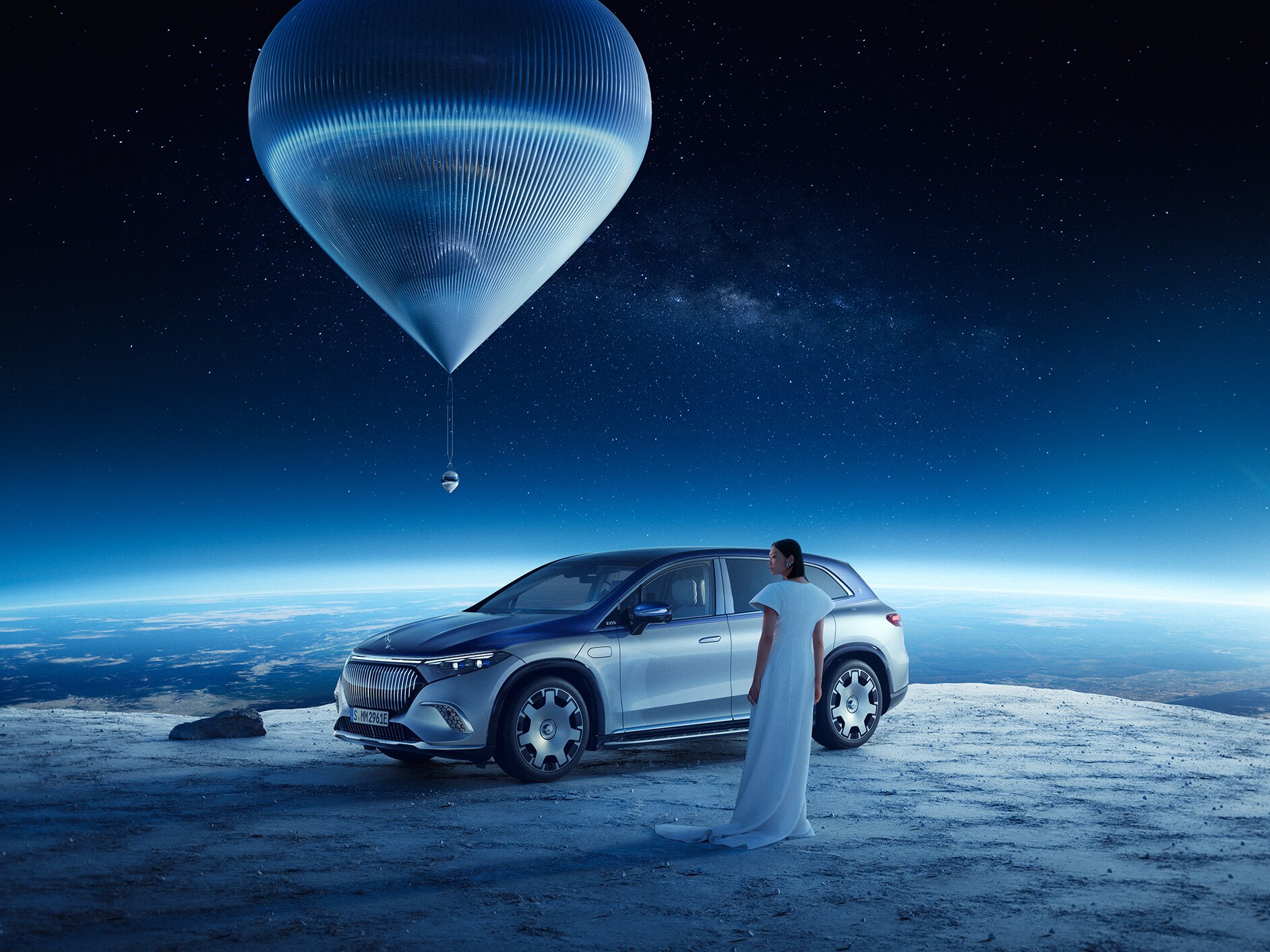 Mercedes-Maybach 與 Space Perspective 合作。