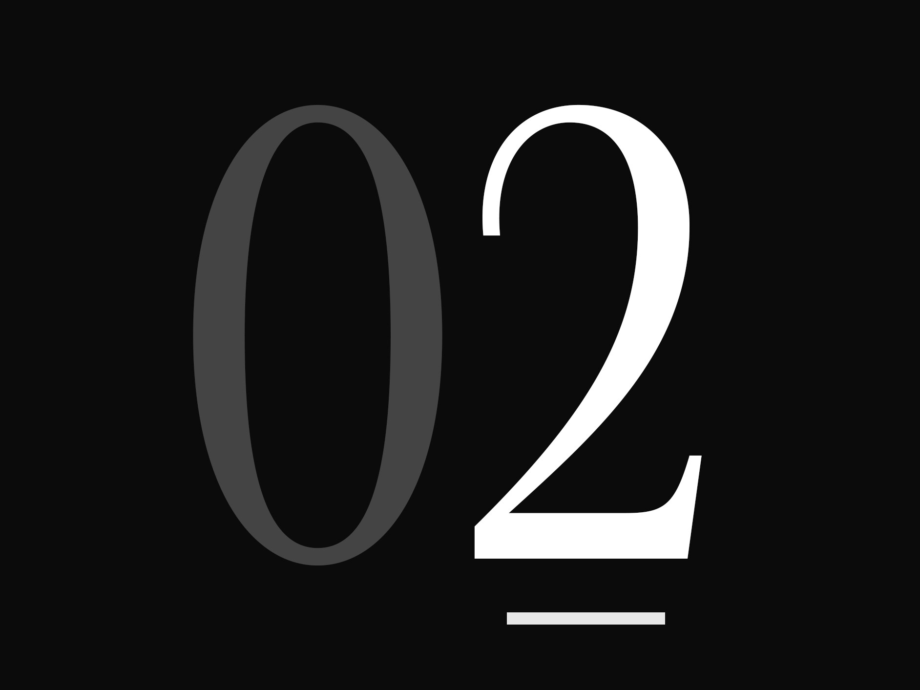 大數字「02」