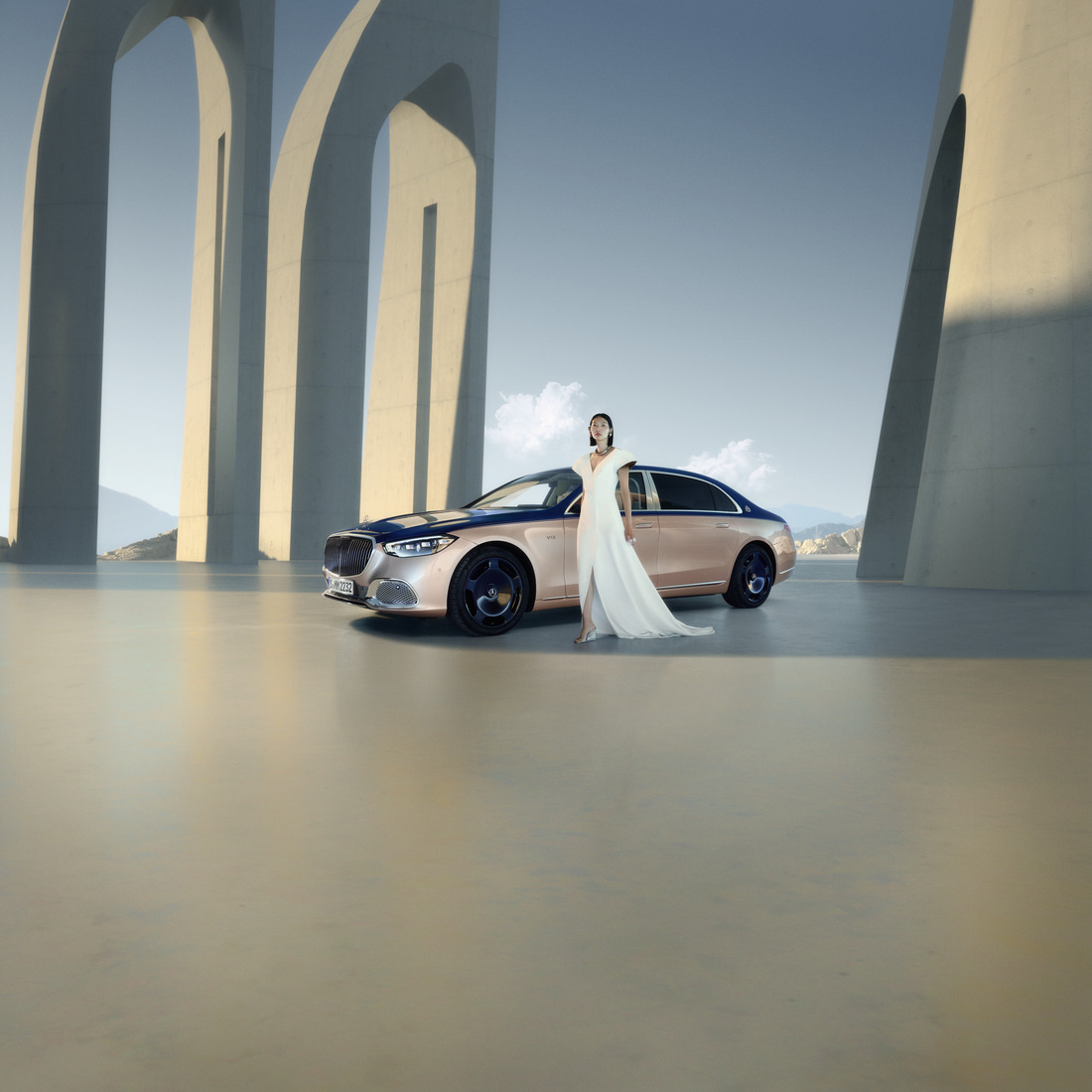 體驗 Mercedes-Maybach Mercedes-Maybach S-Class Haute Voiture 閃耀桃紅光澤