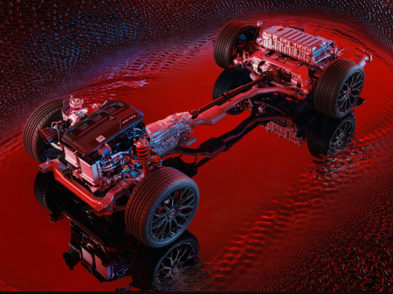 Mercedes-AMG 電動車型平台架構