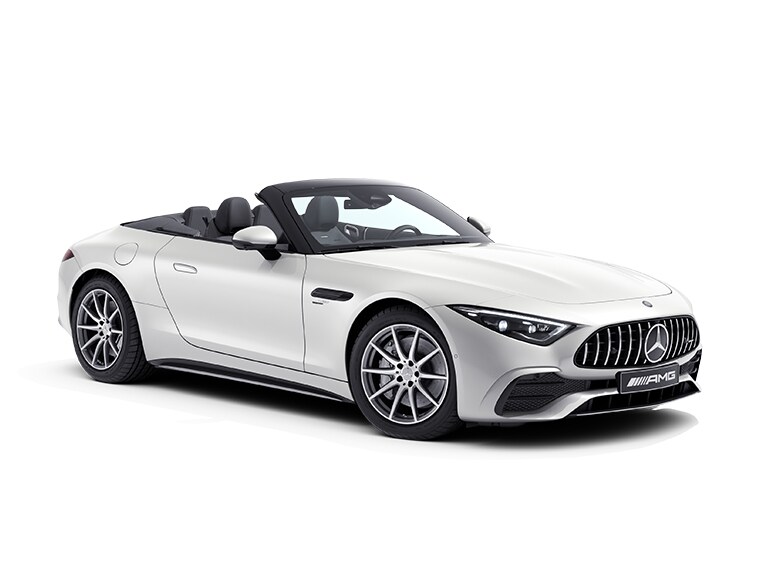 Mercedes-AMG SL 敞篷跑車的圖示。