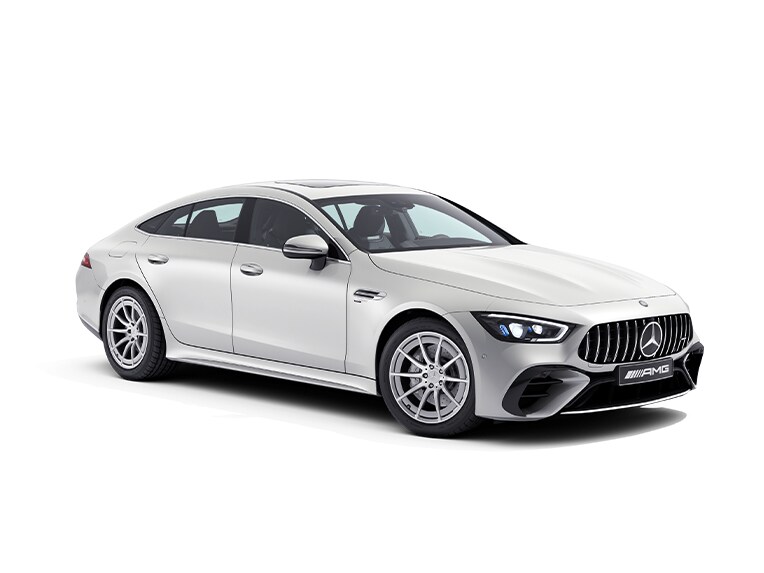 Mercedes-AMG GT 4 門轎跑車的圖示。