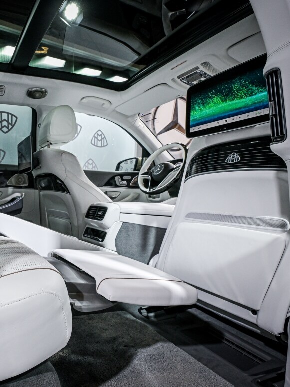 圖二、Mercedes-Maybach 秉持對於奢華的至高標準來打造車室