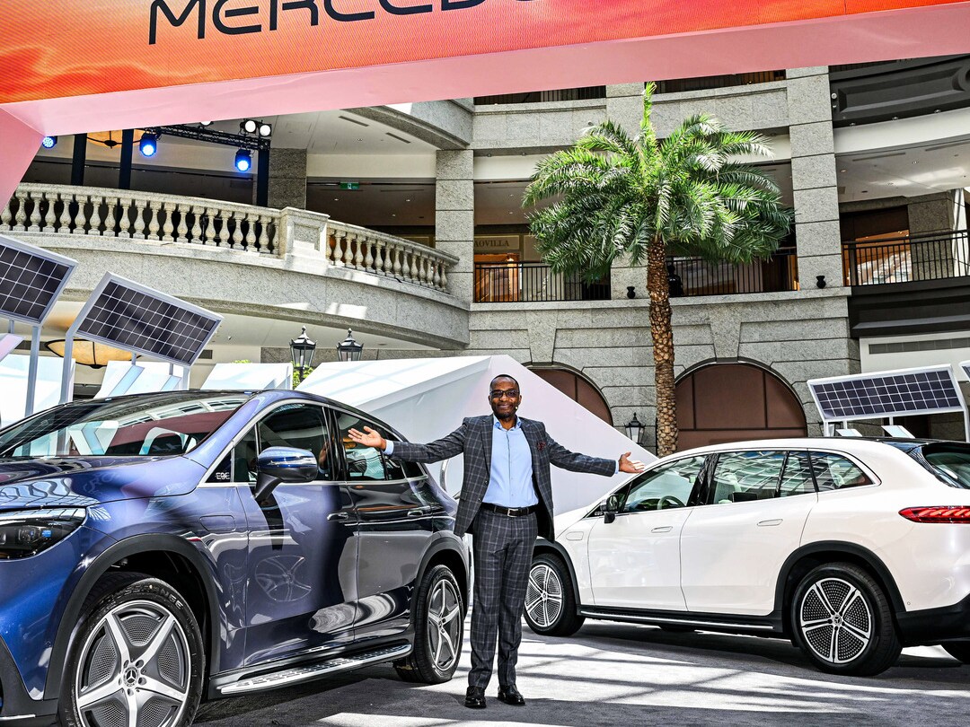 圖五、台灣賓士副總裁暨財務長奧諾瑞為『Mercedes-EQ 純電先鋒特展』揭開序幕