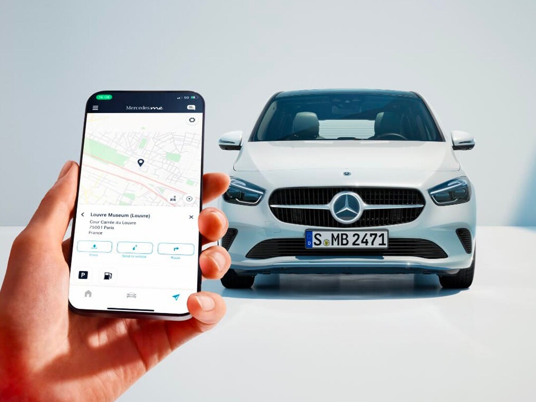 圖六、綁定 Mercedes-Benz 解鎖賓士全方位數位體驗，不僅能遠端監控車輛，還能數位增訂開啟新功能