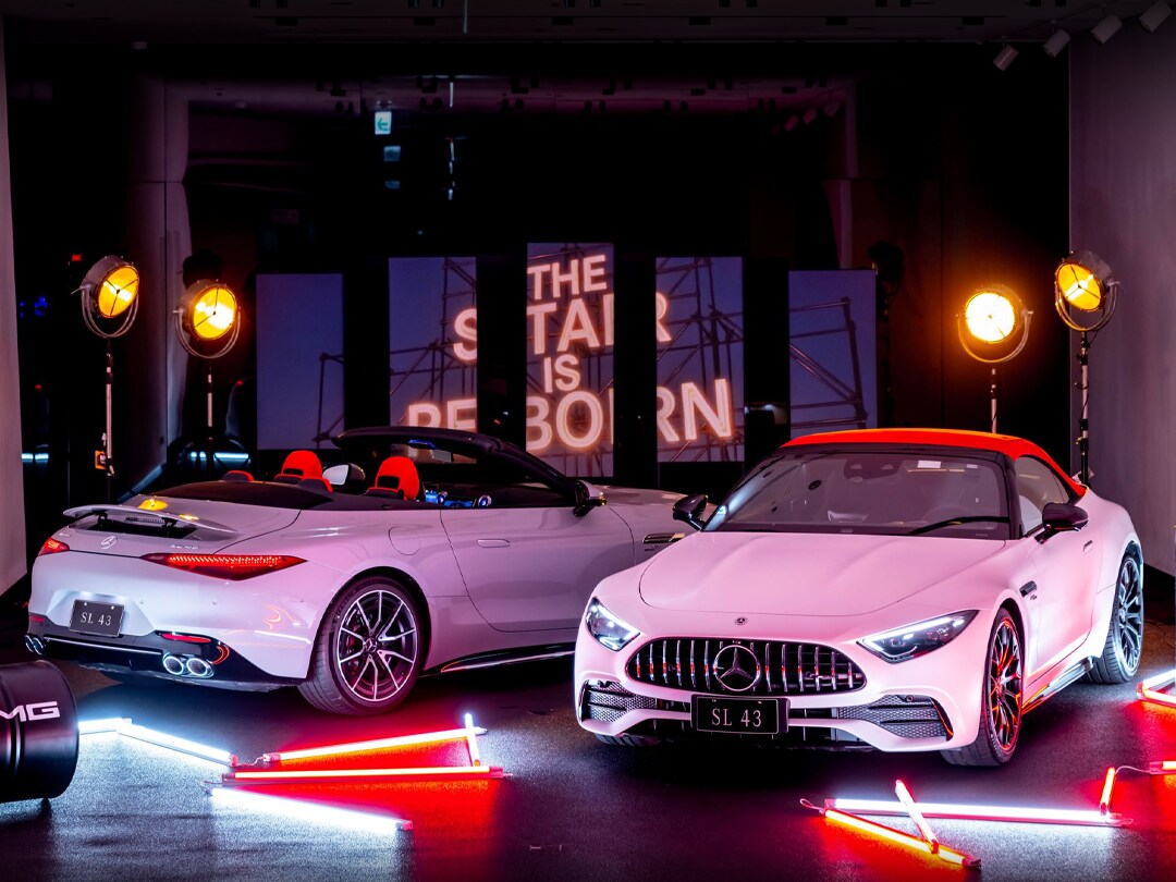 圖五、SL 43 致敬初代，承襲經典長車頭、短車尾，搭配碩大的輪拱造型，讓人時刻感受其強大氣場