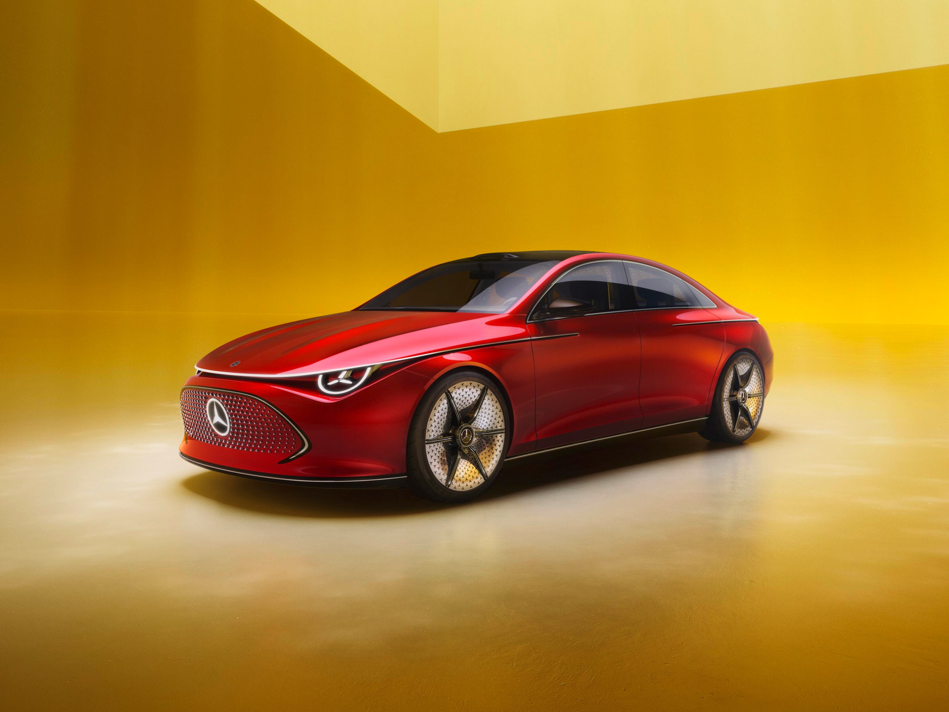 圖七、全新 Concept CLA Class 概念車重新詮釋品牌豐富的經典設計