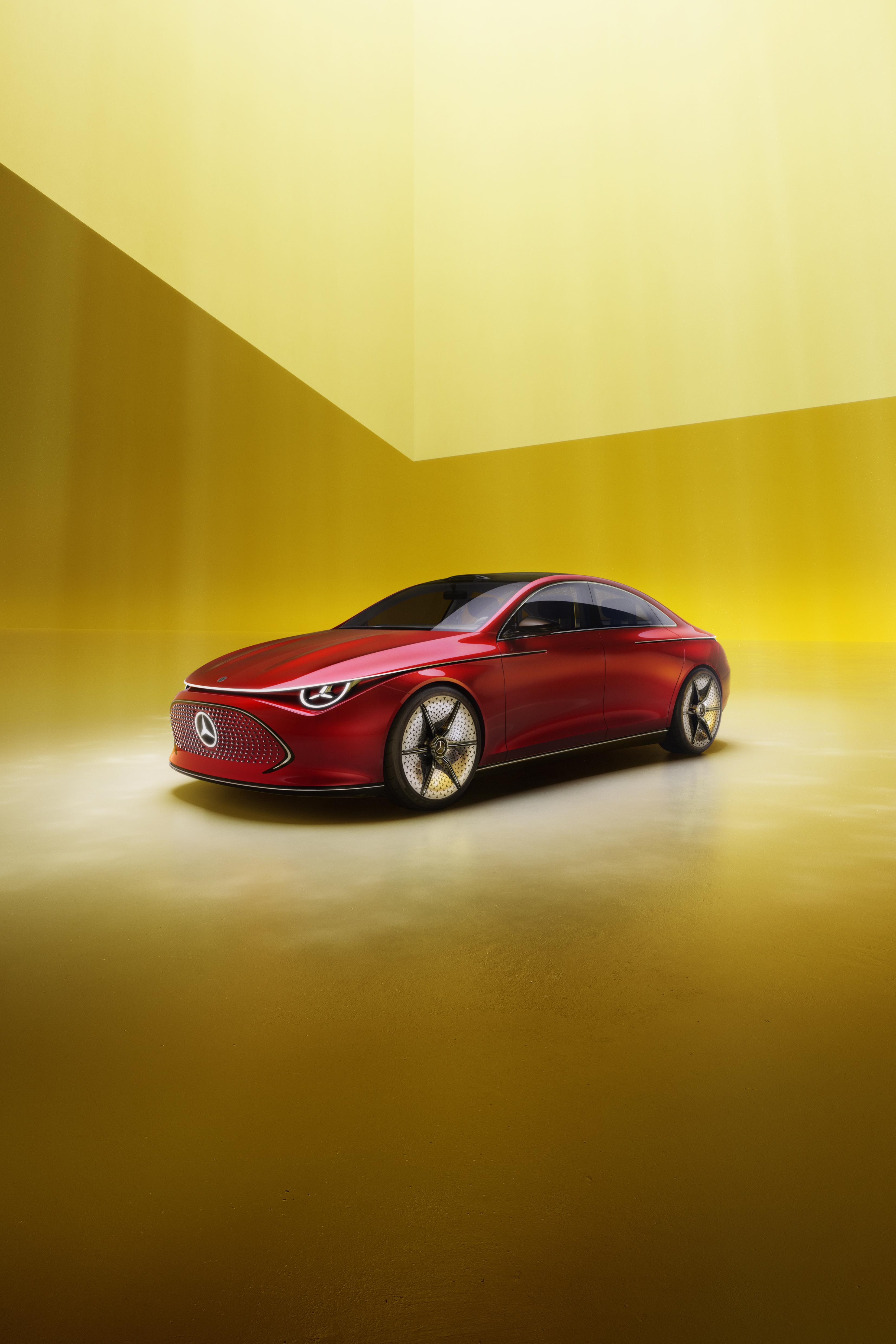 圖七、全新 Concept CLA Class 概念車重新詮釋品牌豐富的經典設計 圖七、全新 Concept CLA Class 概念車重新詮釋品牌豐富的經典設計