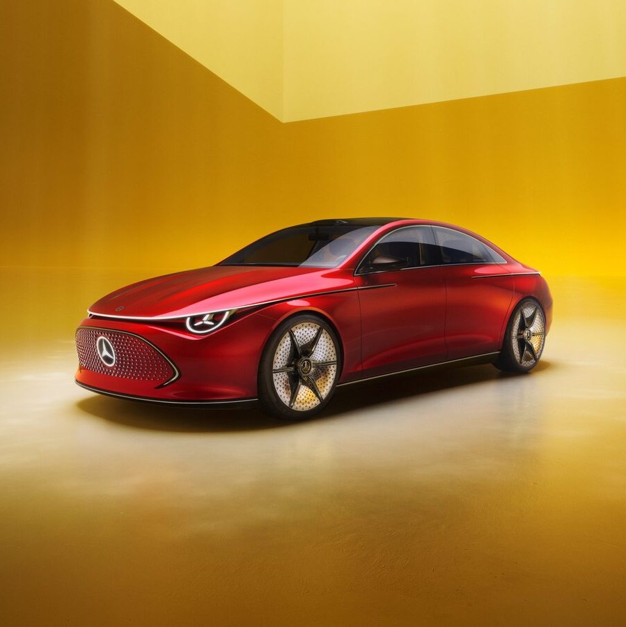 圖一、全新 Concept CLA Class 概念車於今年慕尼黑移動智慧科技展 IAA Mobility 首度亮相