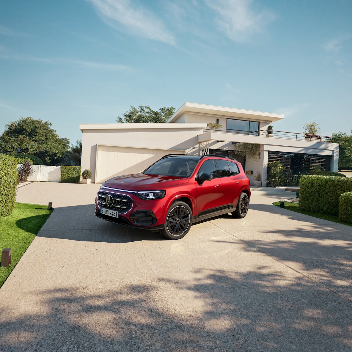 Mercedes-Benz GLB 外觀。
