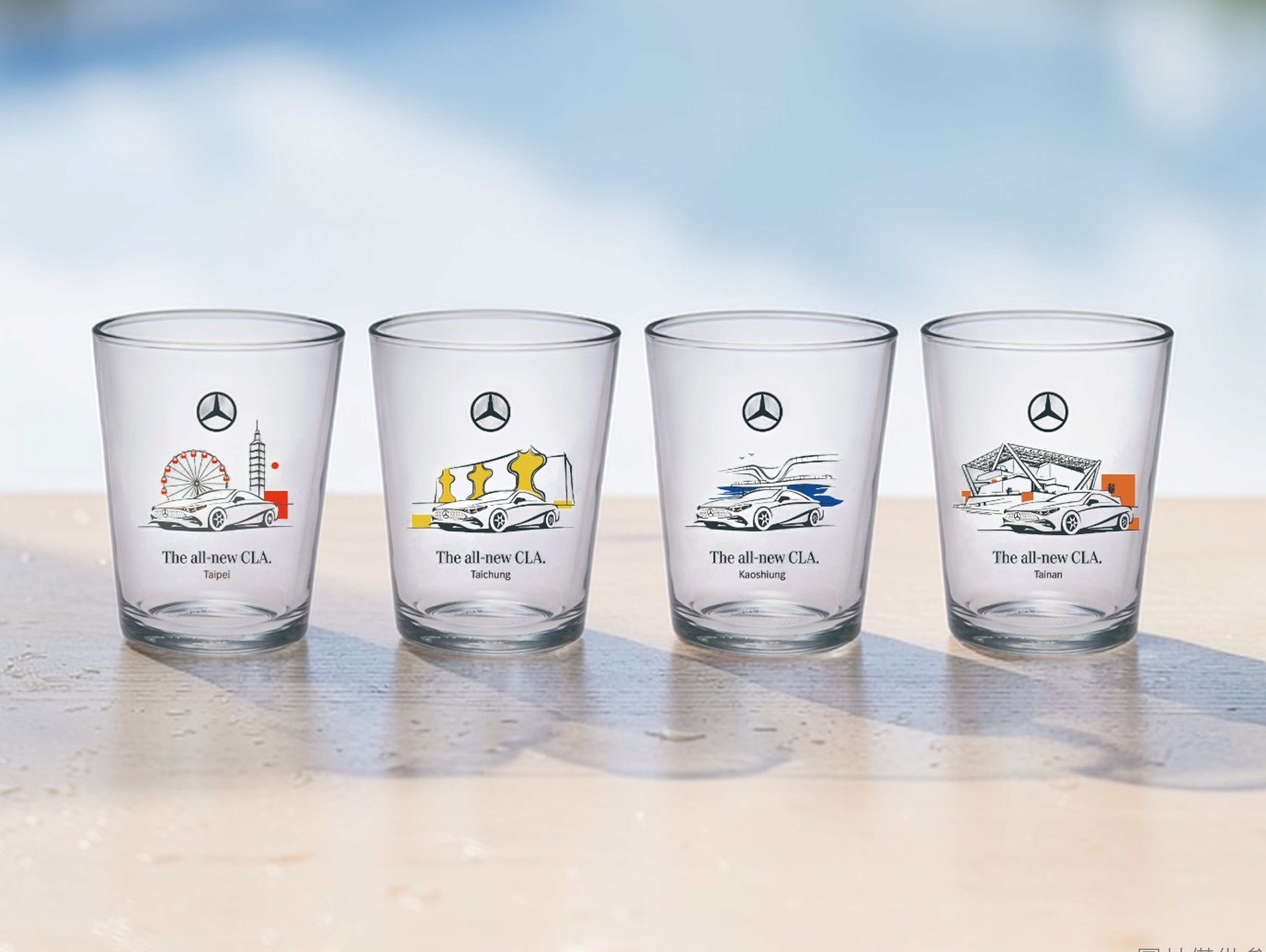 現場完成指定體驗後，還有機會獲得四款限量城市啤酒杯